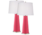 Pink Leo Table Lamp Sets