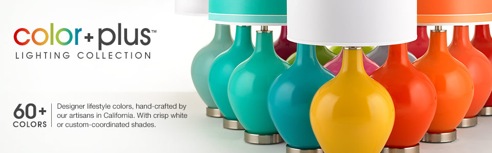 Color Plus Collection - Colored Glass Lamps
