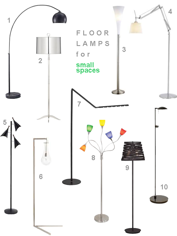 10 Floor Lamps for Small Spaces - Ideas 