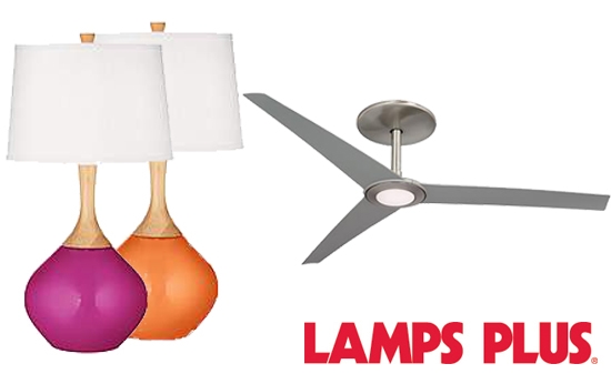 Two Color Plus Wexler table lamps and the Ozone fan.