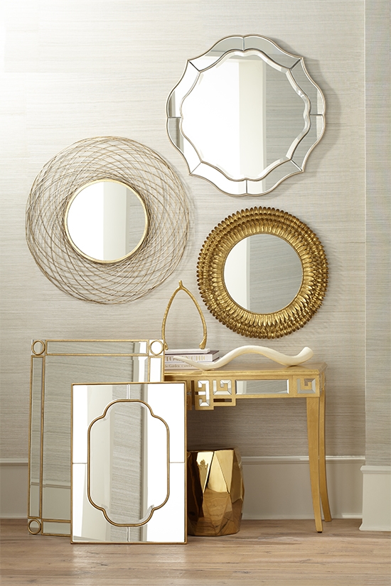 A selection of contemporary mirrors.