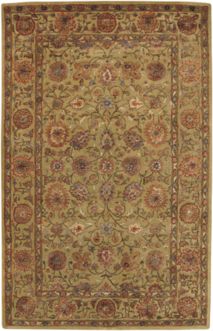 A handmade Oriental style rug design.