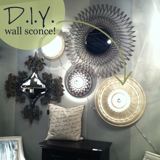 Three creative DIY wall sconce designs.