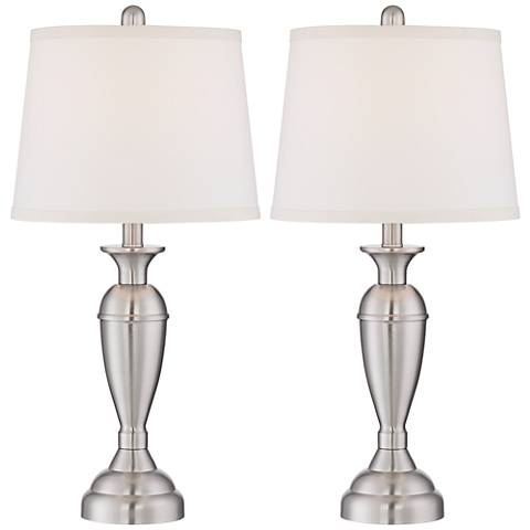 Silver and Gold Bedside Lamps - Ideas 