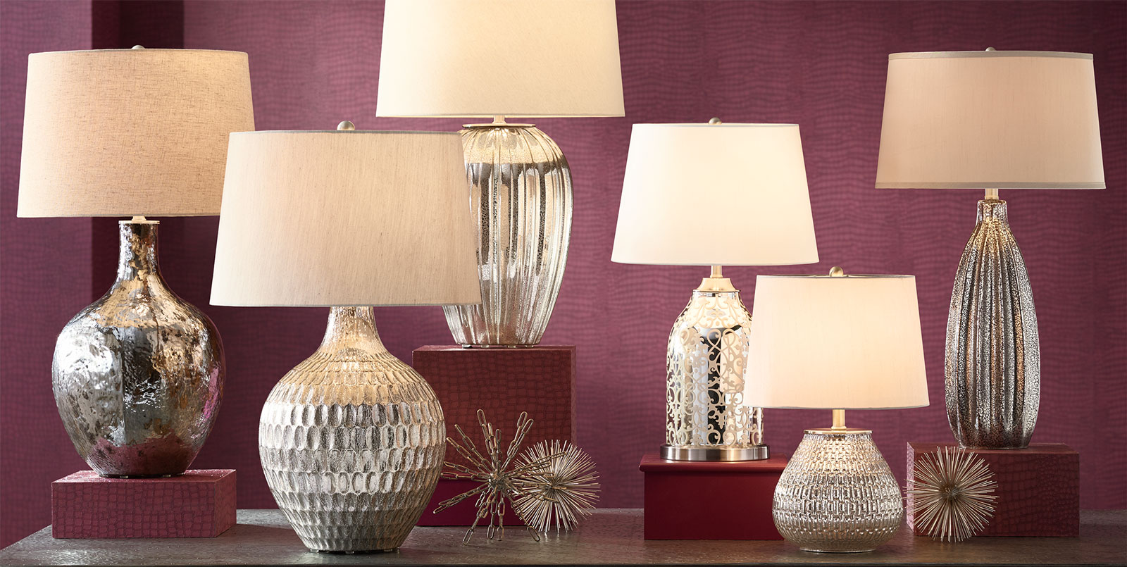 small console table lamps