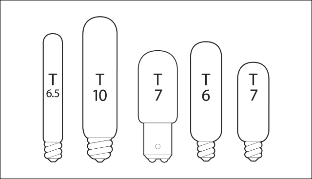 Specialty & Tubular Bulb Types