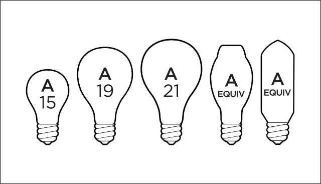 Standard Household Bulb Types