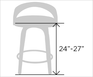 What are counter height stools