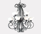 Large Black Chandeliers