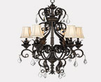 Traditional Bronze Chandeliers