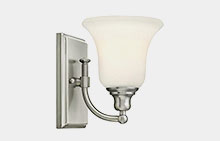 Traditional Brushed Nickel Sconces
