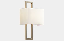 Transitional Brushed Nickel Sconces