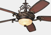 Traditional Ceiling Fans with Lights and Remote