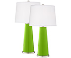 Green Leo Table Lamp Sets