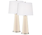 Natural Leo Table Lamp Sets