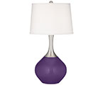 Purple Spencer Table Lamps