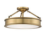 Contemporary Brass Ceiling Lights