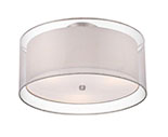 Modern Brushed Nickel Ceiling Lights