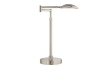 Contemporary Nickel Desk Lamps