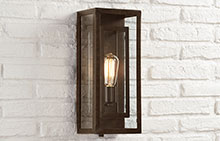 Bronze Modern Outdoor Wall Lighting