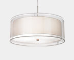 Drum Pendants for Dining Room