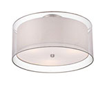 Chrome Flush Mount Ceiling Lights