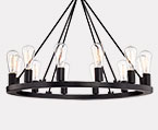 Franklin Iron Works Chandeliers