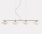 Brushed Nickel Island Chandeliers