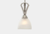 Brushed Nickel Kitchen Mini Pendant Chandeliers