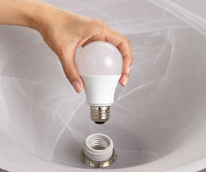 How to replace LED light bulbs