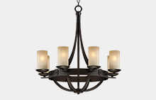 Rustic Dining Room Lighting