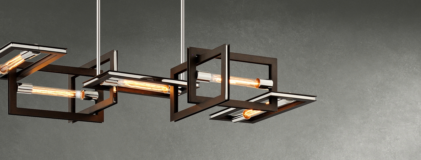High End Island Linear Chandelier