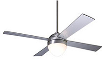 Modern Fan Brushed Nickel