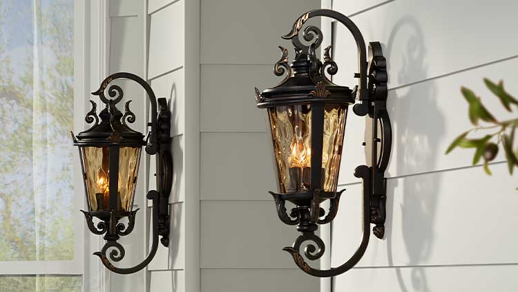 Outdoor Lighting Fixtures - Porch, Exterior Light Lamps Plus