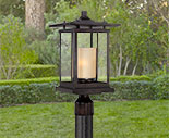 Rustic Outdoor Post Lights