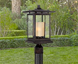 Rustic Outdoor Post Lights