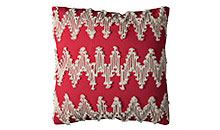 red throw pillows