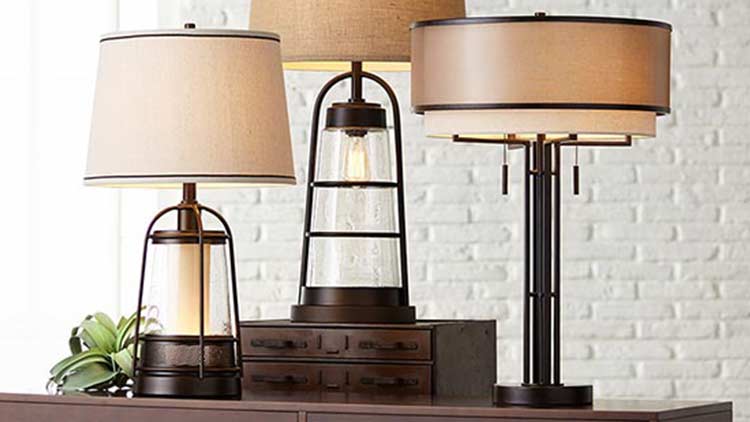 Table Lamps For Bedroom Living Room, How High Should Table Lamps Be