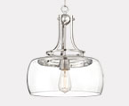 Traditional Brushed Nickel Pendant Lights